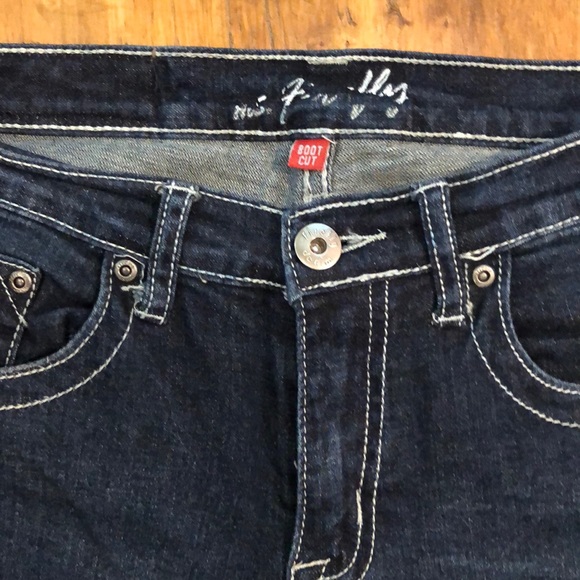 Boot cut jeans with sequins - Picture 2 of 4